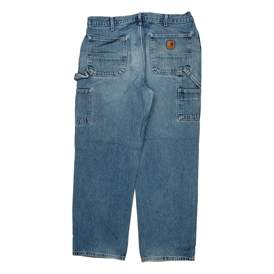 Carhartt Carpenter Jeans - 36W 32L Blue Cotton