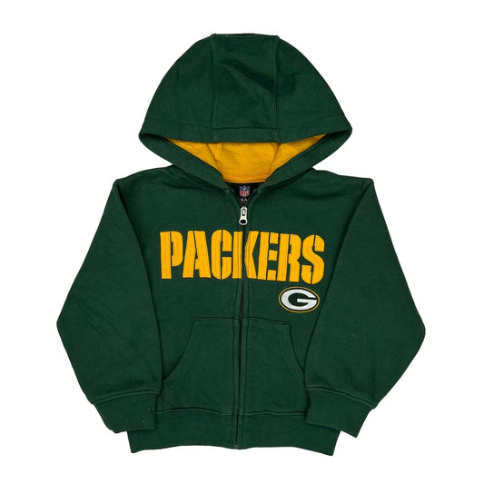 Age 4 Nfl Packers Hoodie - XS Green Cotton