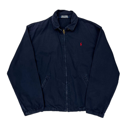 Polo By Ralph Lauren Harrington Jacket - Small Navy Cotton