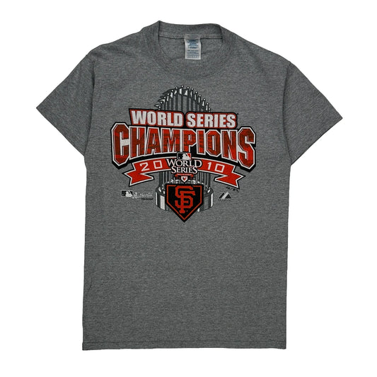 World Series Champions 2010 Delta Mlb T-Shirt - Small Grey Cotton