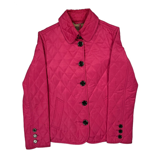 Burberry Quilted Jacket - Medium Pink Polyester
