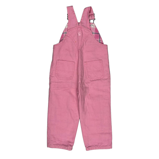 Age 3 Carhartt Dungarees - XS Pink Cotton