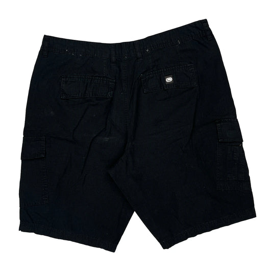 Ecko Unltd Cargo Shorts - 38W 11L Black Cotton