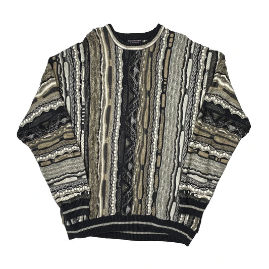 Roundtree & Yorke Striped Jumper - 2XL Multicoloured Cotton Blend