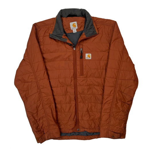 Carhartt Jacket - Small Orange Polyester