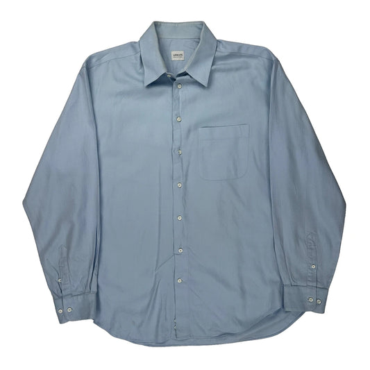 Armani Shirt - XL Blue Cotton