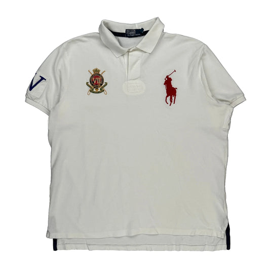 Polo By Ralph Lauren Polo Shirt - 2XL White Cotton