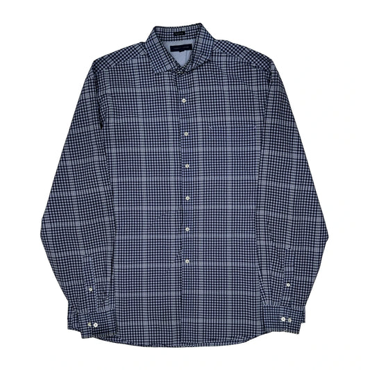 Tommy Hilfiger Checked Shirt - XL Blue Cotton