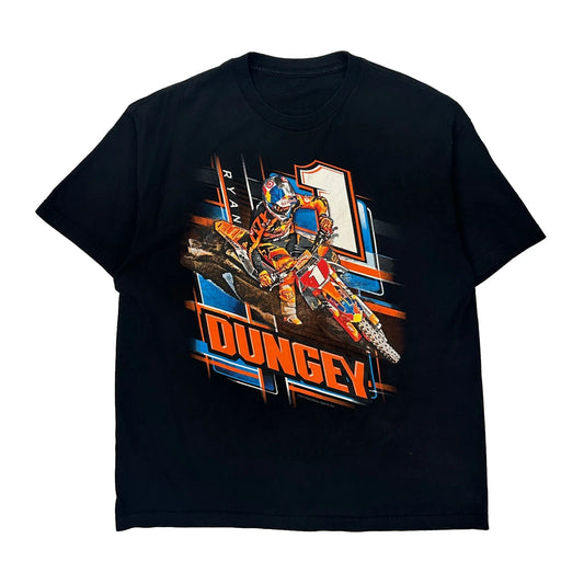 Motocross Unbranded Graphic T-Shirt - Large Multicoloured Cotton