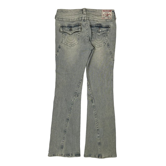 Vintage Joey True Religion Flared Jeans - 30W US 4 Light Wash Denim