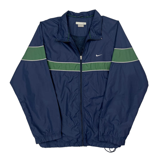 Nike Windbreaker - XL Blue Polyester