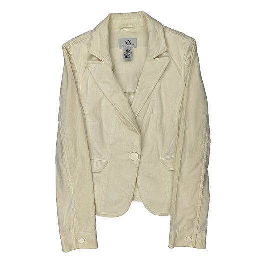 Armani Exchange Blazer - Small Cream Cotton