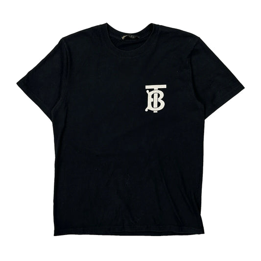 Burberry T-Shirt - Small Black Cotton