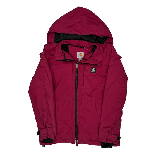 Carhartt Windbreaker - XS Red Polyester