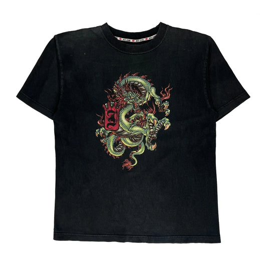 Dragon Graphic Jnco Graphic T-Shirt - XL Black Cotton