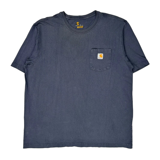 Carhartt T-Shirt - XL Navy Cotton