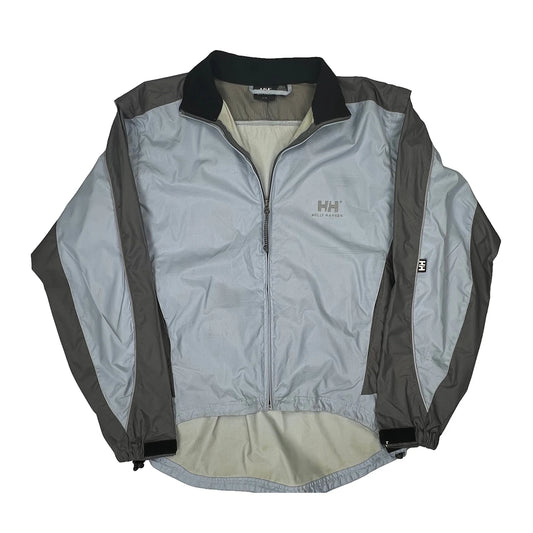 Helly Hansen Windbreaker - Large Grey Polyester