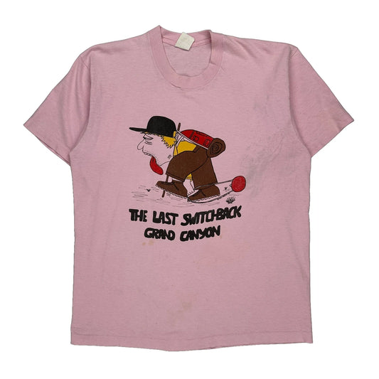Grand Canyon Unbranded Graphic T-Shirt - Medium Pink Cotton
