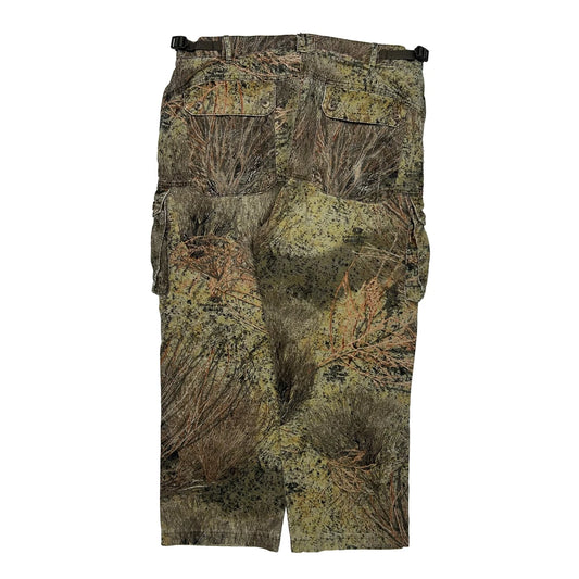 Game Winner Cargo Trousers - 36W 25L Camo Cotton