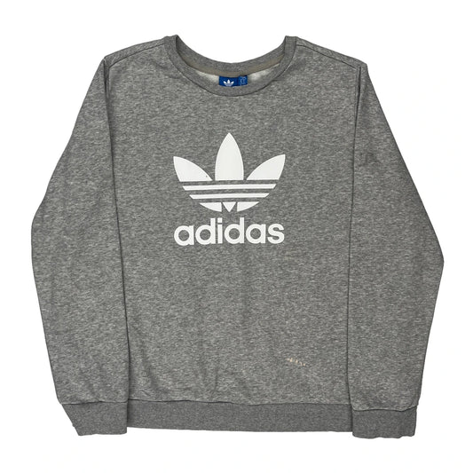 Adidas Sweatshirt - XL Grey Cotton