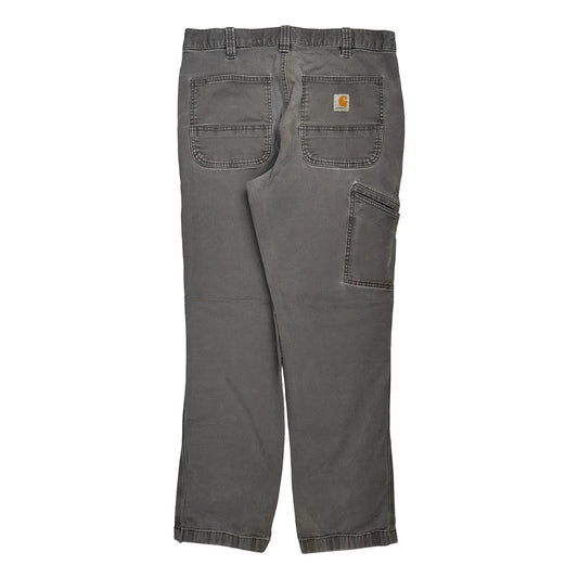 Carhartt Carpenter Trousers - 32W 30L Grey Cotton