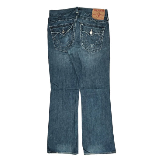 Vintage True Religion Boot Cut Jeans - 34W 34L Blue Denim