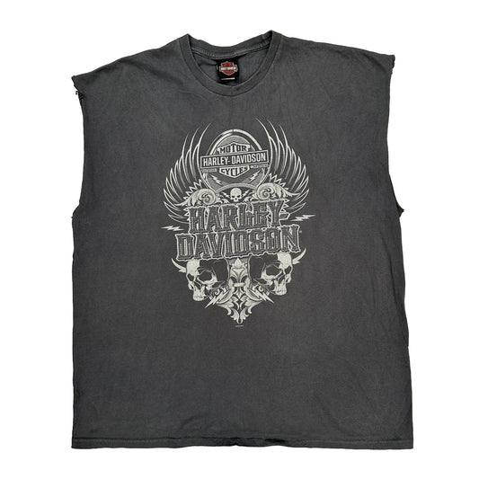 Bartels' Harley-Davidson W. Los Angeles, Ca Harley Davidson Graphic T-Shirt - 2XL Grey Cotton