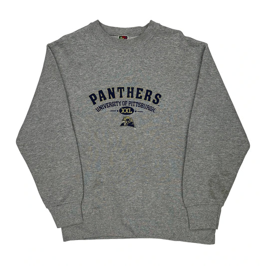 Fruit Of The Loom College Sweatshirt - Medium Grey Cotton Blend