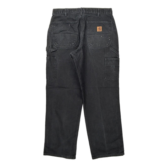 Carhartt Carpenter Trousers - 32W 31L Black Cotton
