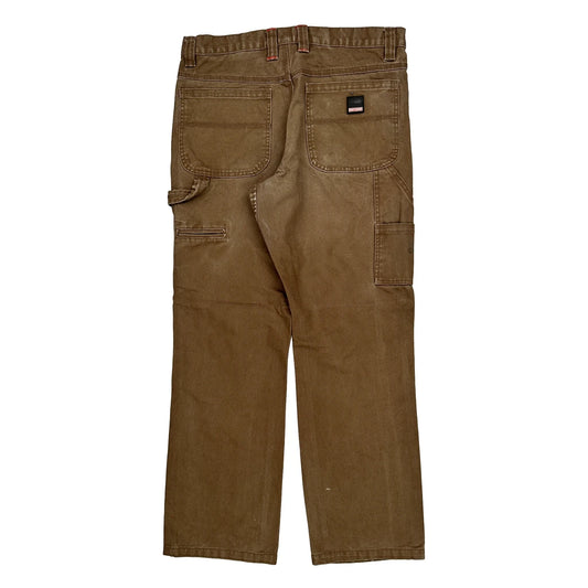Craftsman Carpenter Trousers - 32W 32L Brown Cotton
