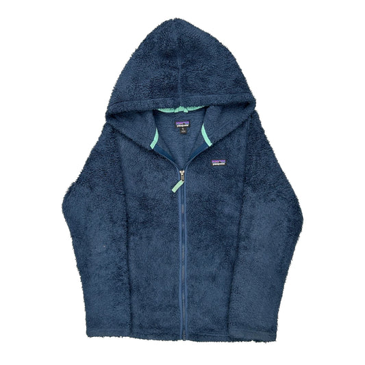 Age 14 Patagonia Fleece Jacket - XL Blue Polyester
