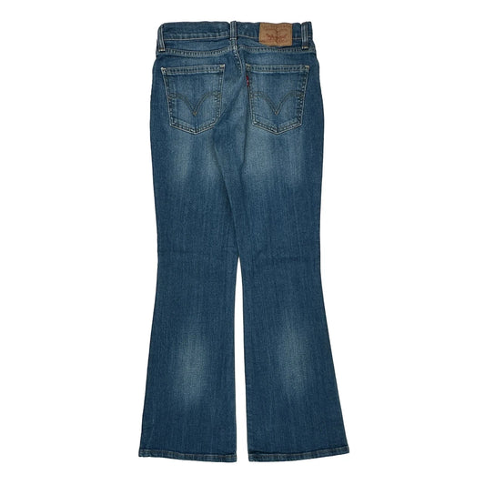 Flared Levis Boot Cut Jeans - 26W US 2 Blue Cotton