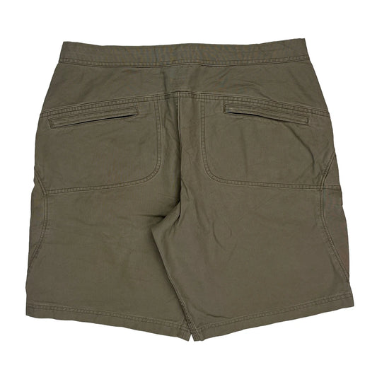 Vintage Mountain Hard Wear Cargo Shorts - 36W 10L Brown Cotton