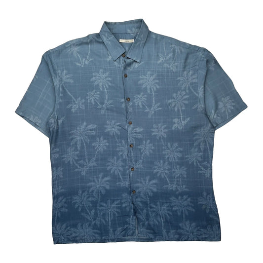 Campia Hawaiian Shirt - XL Blue Viscose