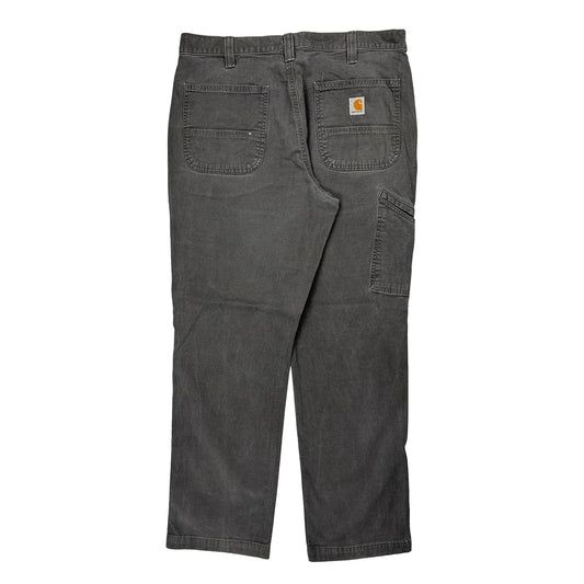 Carhartt Carpenter Trousers - 34W 31L Grey Cotton