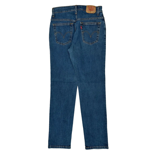 510 Levis Slim Fit Jeans - 28W UK 8 Blue Cotton