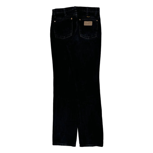 Wrangler Jeans - 29W 34L Black Cotton
