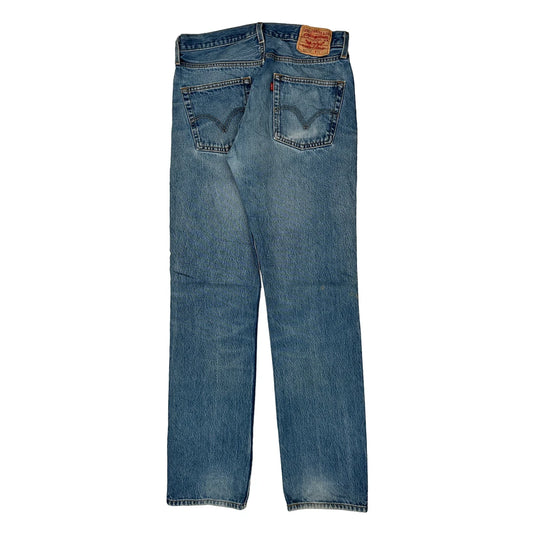 Levis Jeans - 33W 38L Blue Cotton