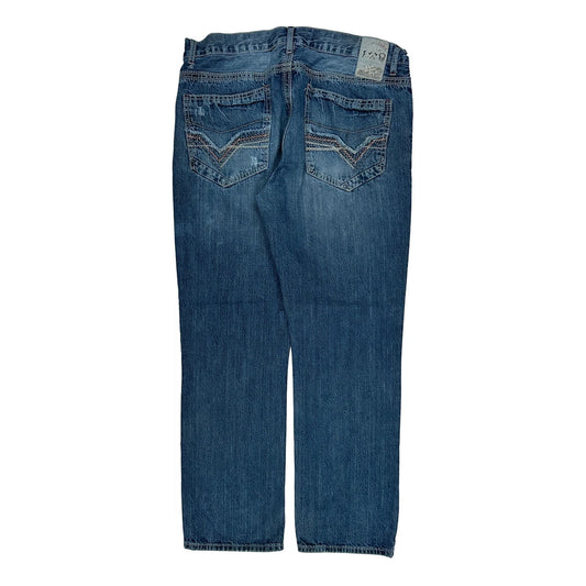 Unbranded Slim Fit Jeans - 36W 30L Blue Cotton