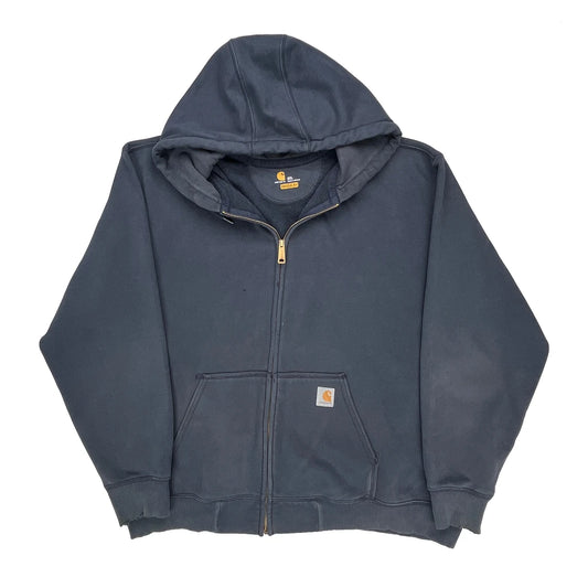 Carhartt Hoodie - 2XL Blue Cotton