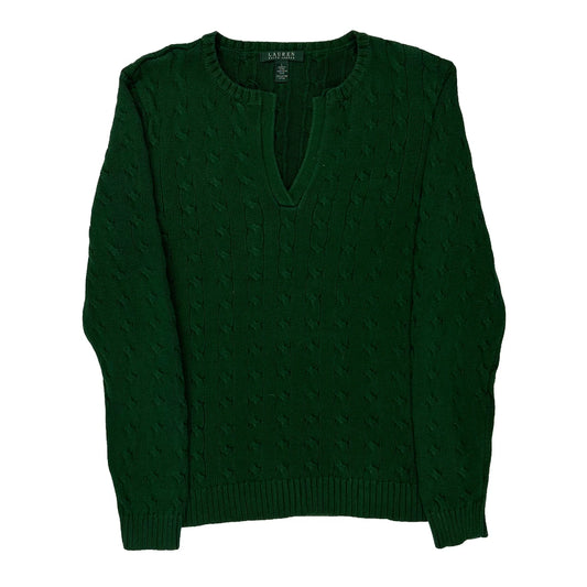 Ralph Lauren Jumper - Large Green Cotton