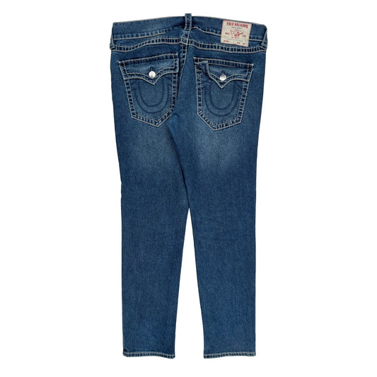 True Religion Skinny Jeans - 38W 32L Blue Denim