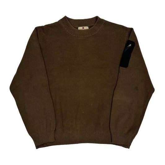 Woolrich Jumper - Large Brown Wool
