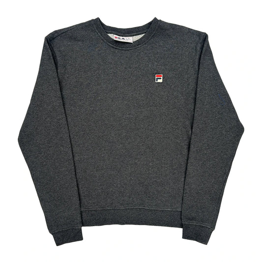 Fila Sweatshirt - XL Grey Cotton Blend