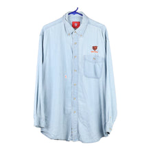  Vintage blue Chicago Bears Nfl Denim Shirt - mens large