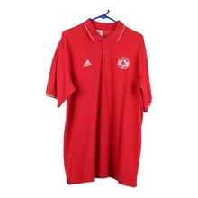  Vintage red Adidas Polo Shirt - mens large