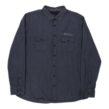  Avirex Shirt - Large Navy Cotton - Thrifted.com