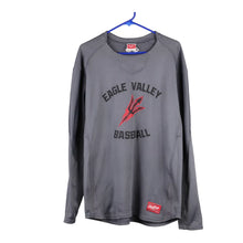  Vintagegrey Eagle Valley Baseball Rawlings Jersey - mens medium