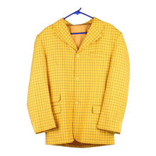  Lmb Blazer - Small Yellow Wool - Thrifted.com