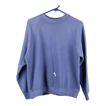  Vintage blue Fruit Of The Loom Sweatshirt - womens large
